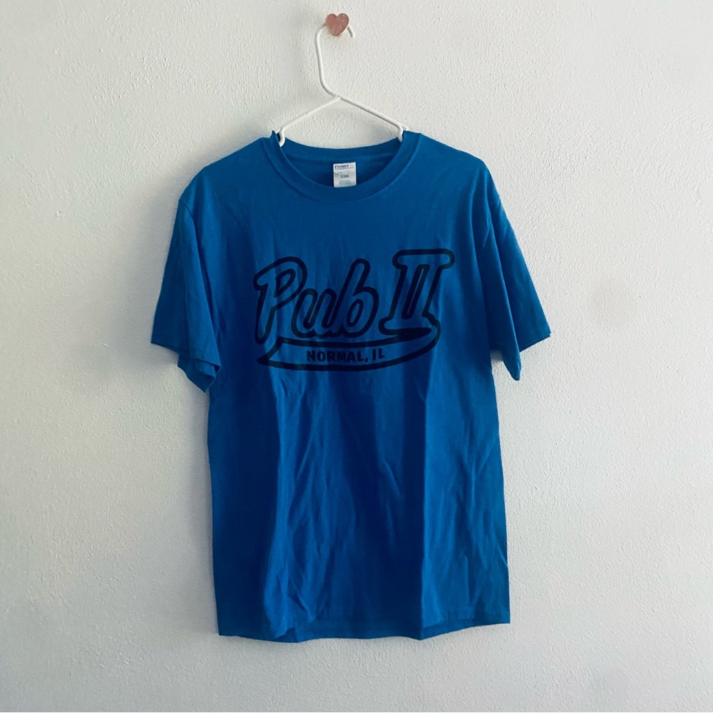 Port & Company Pub II bar blue t-shirt